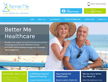 Tablet Screenshot of bettermehealthcare.com